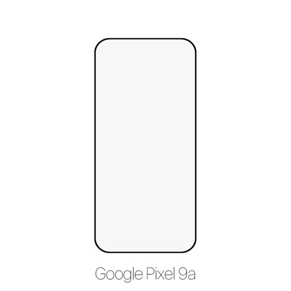 Закалено стъкло FullCover за Google Pixel 9a, FixPremium