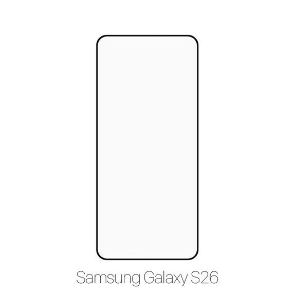 Закалено стъкло FullCover за Samsung Galaxy S26, FixPremium