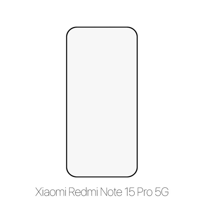 Закалено стъкло FullCover за Xiaomi Redmi Note 15 Pro 5G, FixPremium