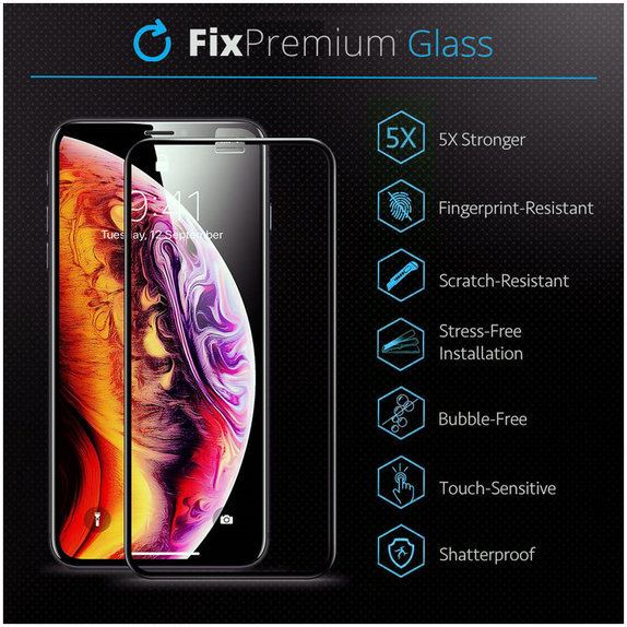 Закалено стъкло FullCover за Xiaomi Redmi Note 15 Pro+ 5G, FixPremium