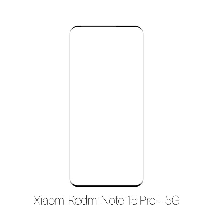 Закалено стъкло FullCover за Xiaomi Redmi Note 15 Pro+ 5G, FixPremium