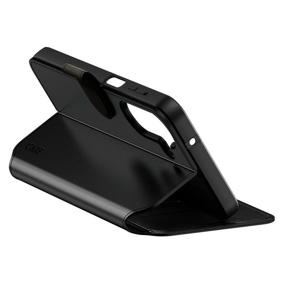 Калъф Wallet Kickstand за Samsung Galaxy A27, Черно, PanzerGlass
