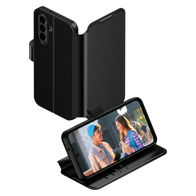 Калъф Wallet Kickstand за Samsung Galaxy A27, Черно, PanzerGlass