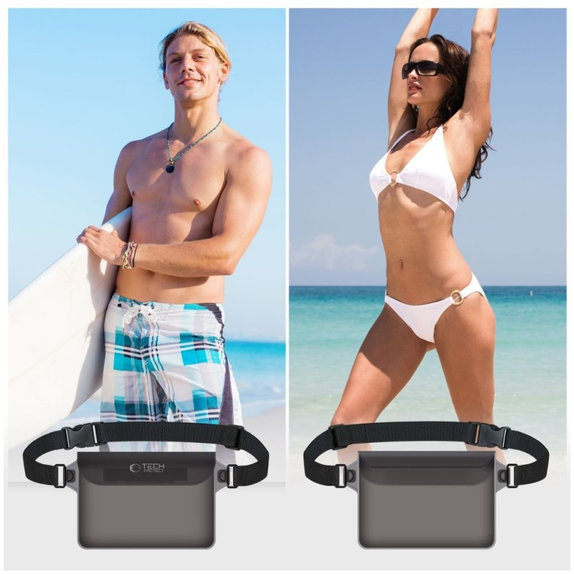 Водоустойчив калъф UWP10 10 Inch, черна/прозрачна, Tech-Protect