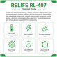 Силиконова термопаста Relife RL-407, 6 W/mK, 20g, синя