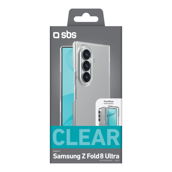 Калъф Crystal за Samsung Galaxy Z Fold8 Ultra, Прозрачно, SBS