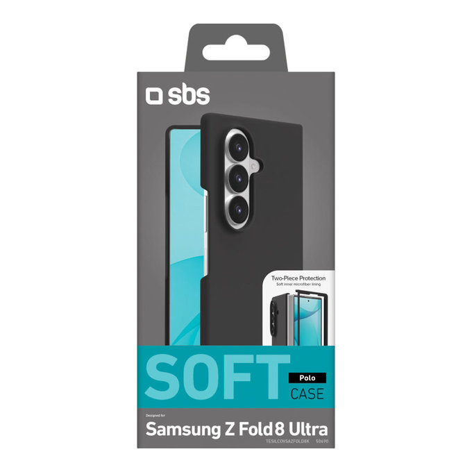 Калъф Instinct за Samsung Galaxy Z Fold8 Ultra, Черно, SBS