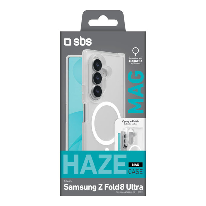 Калъф Haze Mag за Samsung Galaxy Z Fold8 Ultra, Прозрачно, SBS