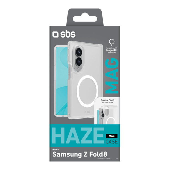 Калъф Haze Mag за Samsung Galaxy Z Fold8, Прозрачно, SBS