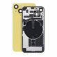 Стъкло на задния капак за iPhone 14, Yellow, Pulled A