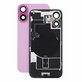 Стъкло на задния капак за iPhone 16, Pink, Pulled A