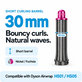 Къс накрайник за къдрене за Dyson Airwrap HS01, HS05, 30 mm, Nickel / Fuchsia
