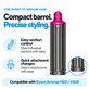 Къс накрайник за къдрене за Dyson Airwrap HS01, HS05, 40 mm, Nickel / Fuchsia