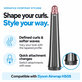 Конусовиден накрайник за къдрене за Dyson Airwrap HS05, Ceramic Pink / Rose Gold