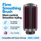 Твърда изглаждаща четка за Dyson Airwrap HS01, HS05, Iron / Fuchsia