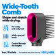 Гребен с широки зъби за Dyson Airwrap HS01, HS05, Iron / Fuchsia