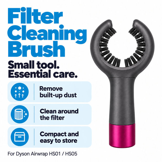 Четка за почистване на филтъра за Dyson Airwrap HS01, HS05