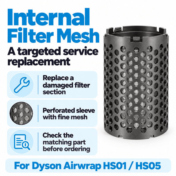Вътрешна мрежа на филтъра за Dyson Airwrap HS01, HS05