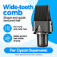 Гребен с широки зъби за Dyson Supersonic HD01, HD03, HD07, HD15, HD16