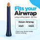 Дълъг накрайник за къдрене за Dyson Airwrap HS01, HS05, 20 mm, Prussian Blue / Rich Copper