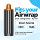 Къс накрайник за къдрене за Dyson Airwrap HS01, HS05, 40 mm, Nickel / Copper