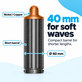 Къс накрайник за къдрене за Dyson Airwrap HS01, HS05, 40 mm, Nickel / Copper