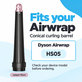 Конусовиден накрайник за къдрене за Dyson Airwrap HS05, Jasper Plum