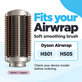 Мека изглаждаща четка за Dyson Airwrap HS01, HS05, Nickel / Copper