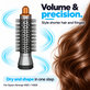 Малка кръгла четка за обем за Dyson Airwrap HS01, HS05, Nickel / Copper