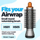 Малка кръгла четка за обем за Dyson Airwrap HS01, HS05, Nickel / Copper