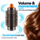 Средна кръгла четка за обем за Dyson Airwrap HS01, HS05, Nickel / Copper