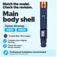 Корпус на основното тяло за Dyson Airwrap HS01, HS05, Prussian Blue / Rich Copper