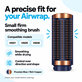 Малка твърда изглаждаща четка за Dyson Airwrap HS01, HS05, HS08, Prussian Blue / Rich Copper