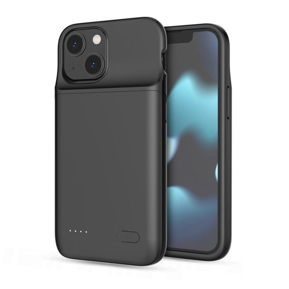 Външна батерия Powercase 4700mAh за iPhone 12 Mini / 13 Mini, черна, Tech-Protect