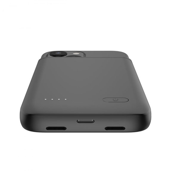 Външна батерия Powercase 4700mAh за iPhone 12 Mini / 13 Mini, черна, Tech-Protect