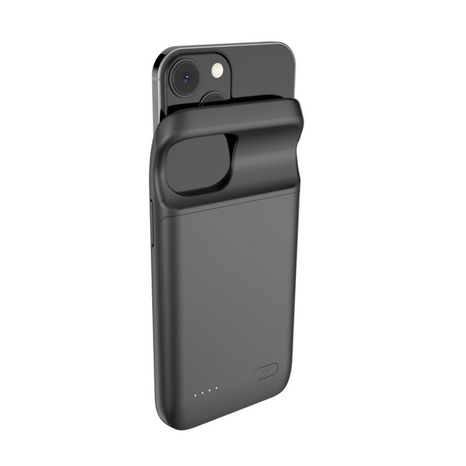 Външна батерия Powercase 4700mAh за iPhone 12 Mini / 13 Mini, черна, Tech-Protect