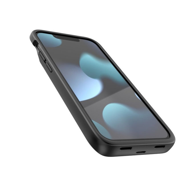 Външна батерия Powercase 4700mAh за iPhone 12 Mini / 13 Mini, черна, Tech-Protect