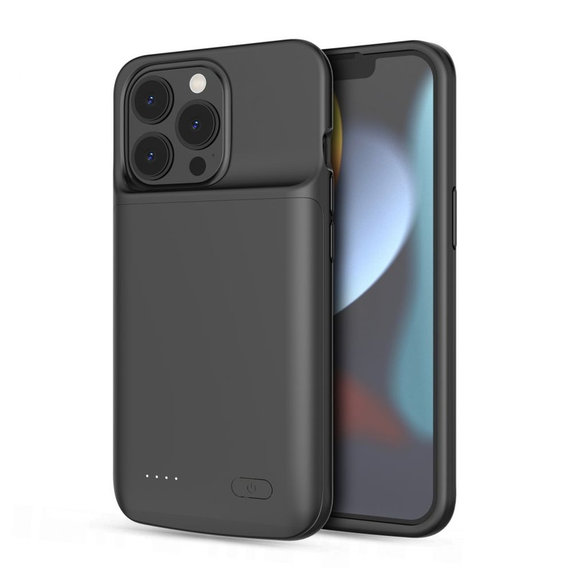 Външна батерия Powercase 4800mAh за iPhone 13 / 13 Pro, черна, Tech-Protect