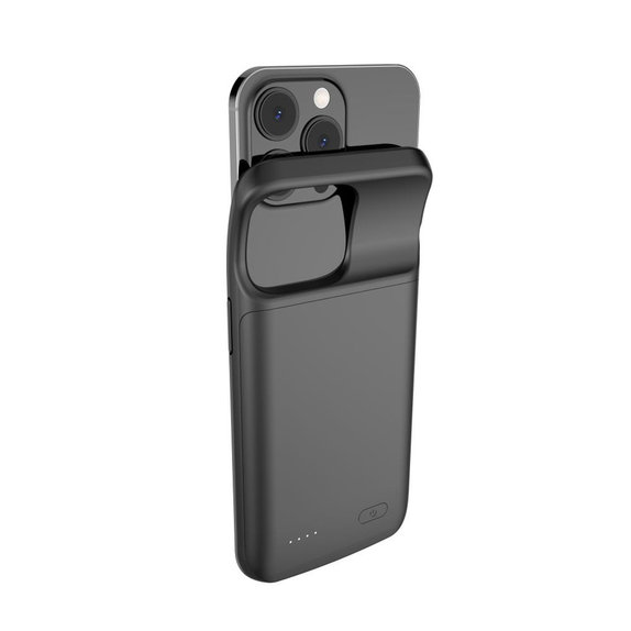 Външна батерия Powercase 4800mAh за iPhone 13 / 13 Pro, черна, Tech-Protect