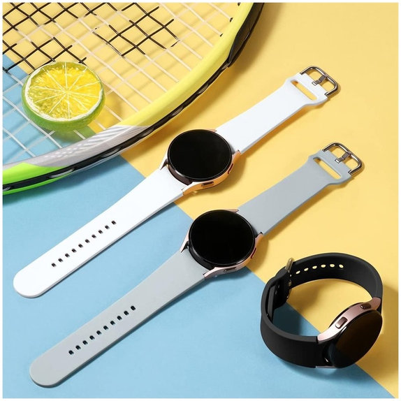 Каишка Iconband за Samsung Watch 4 / 5 / 5 Pro / 6 / 7 / FE, бордо, Tech-Protect