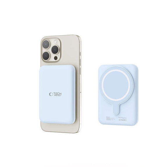Външна батерия PB10 Lifemag MagSafe 5000mAh, синя, Tech-Protect