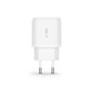Мрежово зарядно C20W 2-PORT PD 20W / QC3.0 + Lightning Cable, бяла, Tech-Protect