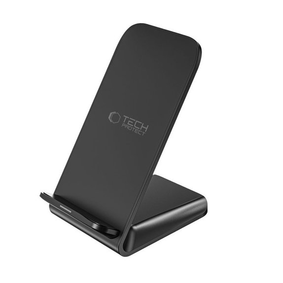Безжично зарядно QI15W-S2 15W, черна, Tech-Protect