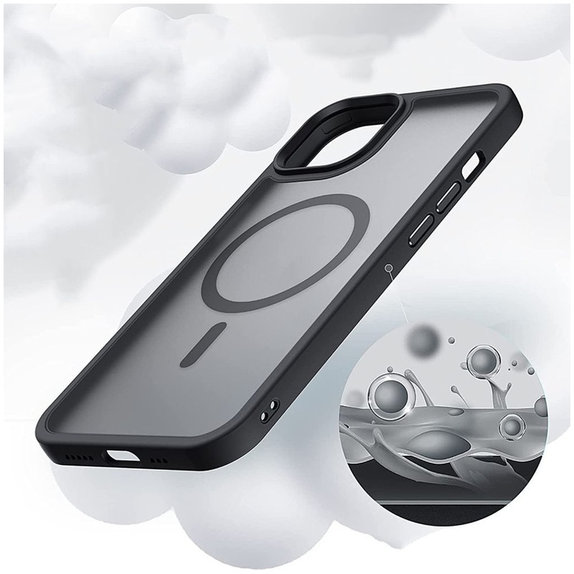 Калъф MagMat MagSafe за iPhone 13 Mini, Matte Black, Tech-Protect