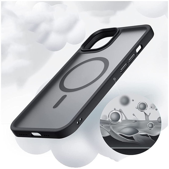 Калъф MagMat MagSafe за iPhone 13 Mini, Matte Black, Tech-Protect