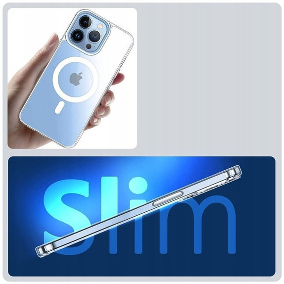 Калъф FlexAir Hybrid MagSafe за Samsung S23, прозрачна, Tech-Protect