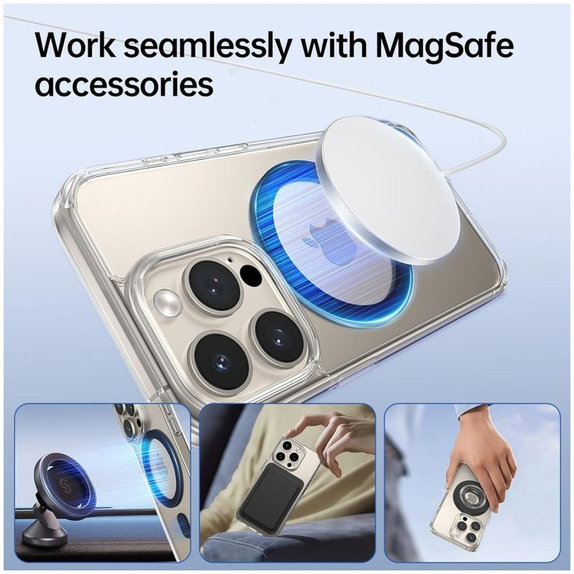 Магнитен MagSafe пръстен MagMat MagSafe, черна, Tech-Protect