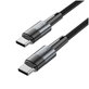 Кабел Ultraboost USB-C Cable PD 60W / 3A 25CM, сива, Tech-Protect