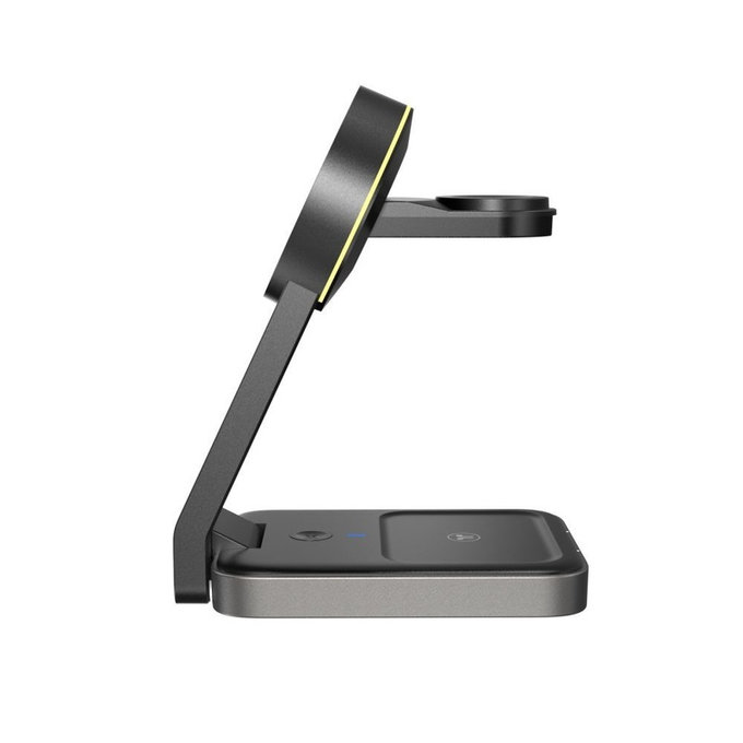 Безжично зарядно QI15W-A28 3IN1 Magnetic MagSafe, черна, Tech-Protect