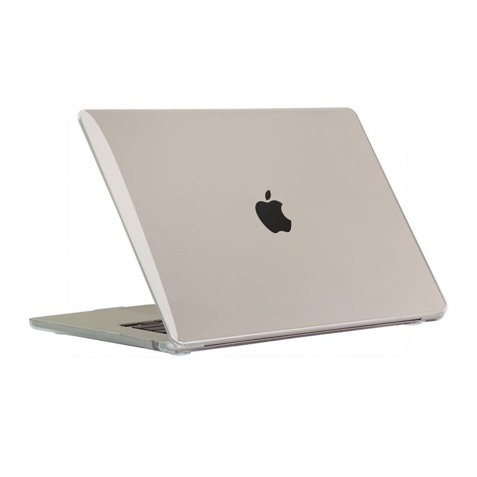 Калъф Smartshell за MacBook Air 15 M2-M5 2023-2026, Crystal Clear, Tech-Protect